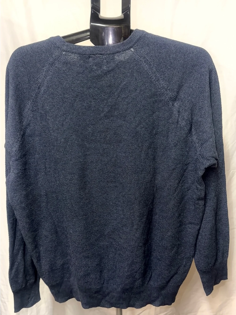 J. Crew Men's Navy Knit Crewneck Sweater